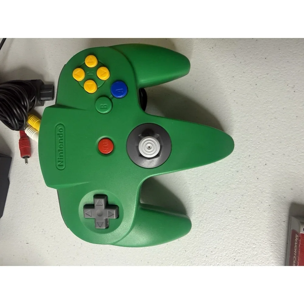 Nintendo 64 Home Console - Black With OEM Controller And Memory Card Tested